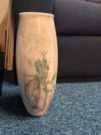 Handgegraveerde marmeren vaas, Tuin en Terras, Bloempotten, Ophalen, Steen, Gebruikt, Rond