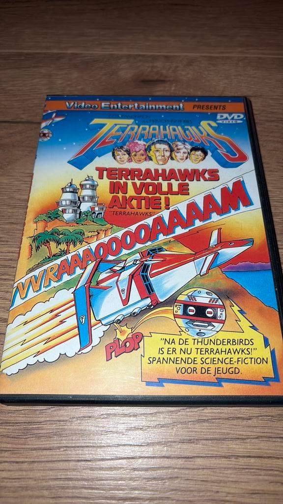 Terrahawks in Volle Actie!, Cd's en Dvd's, Dvd's | Tv en Series, Zo goed als nieuw, Actie en Avontuur, Vanaf 16 jaar, Ophalen of Verzenden