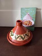 mooie tajine van aardewerk + boek recepten keuken Marokko, Verzenden