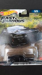 Dodge Charger SRt Hellcat Wide Fast Furious Hotwheels Pol, Verzenden, Zo goed als nieuw