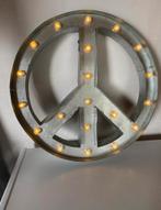 Industriële Peace Wandlamp - 45cm - Batterij, Ophalen, Zo goed als nieuw
