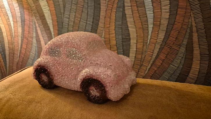 vw kever lamp! Leuk voor cadeau met Sinterklaas of Kerst!, Huis en Inrichting, Lampen | Tafellampen, Gebruikt, Minder dan 50 cm