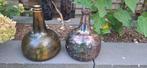 2 buikflessen, Antiek en Kunst, Antiek | Glas en Kristal, Ophalen of Verzenden