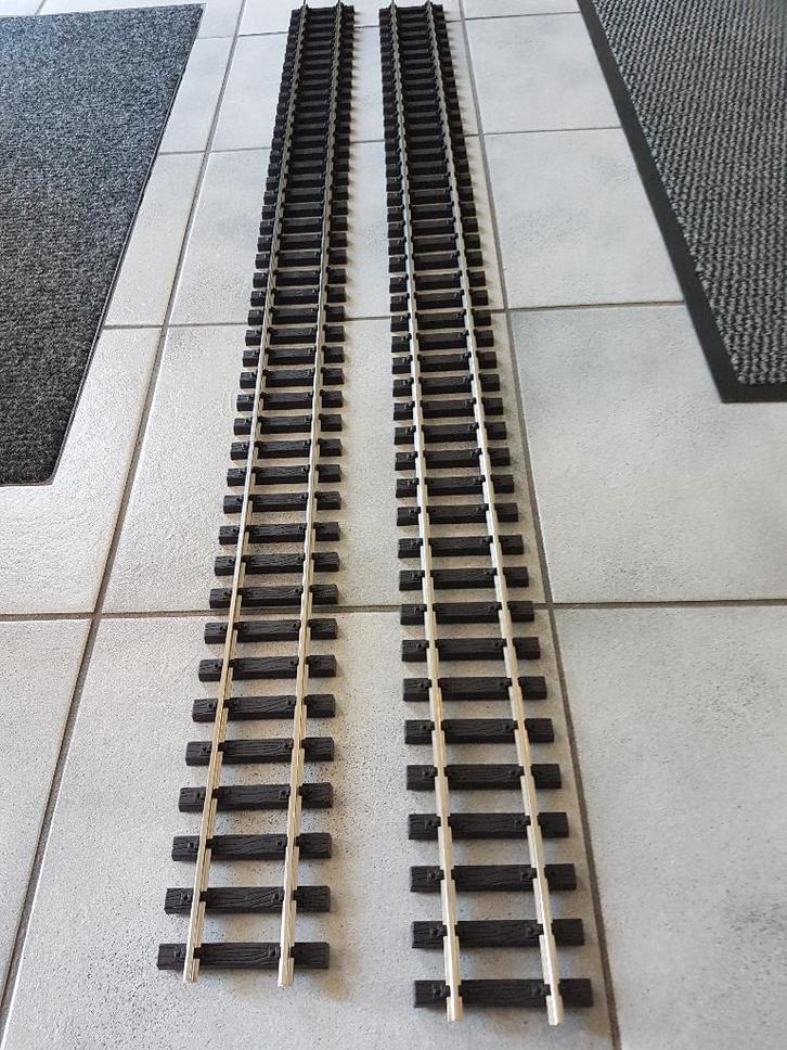 NIEUW Vernikkelde rails weinig tot geen onderhoud, Hobby en Vrije tijd, Modeltreinen | Overige schalen, Nieuw, Rails, Gelijkstroom