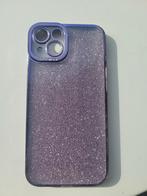 iPhone 14 Case - Shiny Glitter Lila - Niew, Telecommunicatie, Mobiele telefoons | Hoesjes en Frontjes | Apple iPhone, IPhone 14