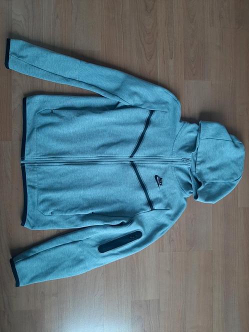Nike Tech Fleece Trainingsjack Kids Grijs 152, Kinderen en Baby's, Kinderkleding | Maat 152, Zo goed als nieuw, Jongen of Meisje