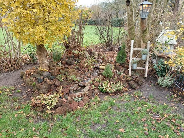Mooie waterval /beekje voor de tuin, Tuin en Terras, Waterpartijen en Fonteinen, Gebruikt, Waterornament, Graniet, Ophalen of Verzenden