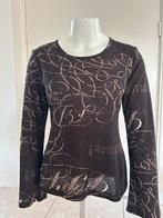 Bruine top mt 36 V&D, Nieuw, Ophalen of Verzenden, Lange mouw, Maat 36 (S)