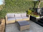 Loungeset Wicker Exotan, Tuin en Terras, Tuinsets en Loungesets, Verzenden, Zo goed als nieuw, Wicker, Bank