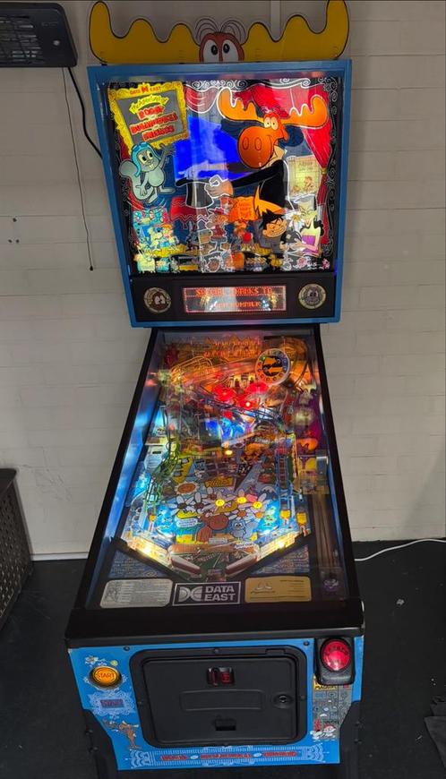 Rocky and Bullwinkle, Verzamelen, Automaten | Flipperkasten, Zo goed als nieuw, Ophalen