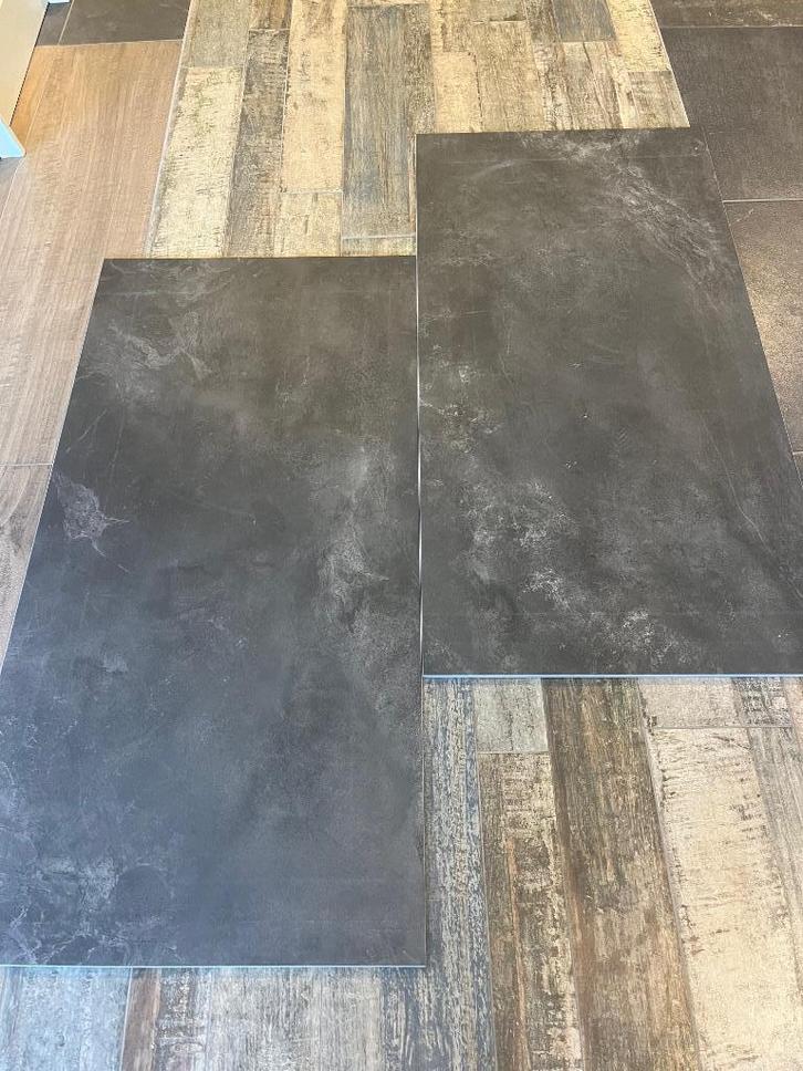 Door en door gebakken vloertegel 60x120  rtt 1ste keus E35,=, Doe-het-zelf en Verbouw, Tegels, Nieuw, Vloertegels, Keramiek, 60 cm of meer