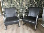 Stoelen, Ophalen, Zo goed als nieuw, Grijs, Twee