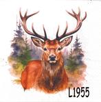 Servetten decoupage/bullet journal – Hert L1955, Verzenden, Nieuw, Materiaal