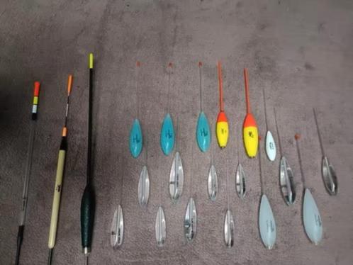 Diverse dobbers / partij dobbers, Watersport en Boten, Hengelsport | Witvissen, Gebruikt, Dobber of Lood, Ophalen of Verzenden