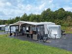 Caravan, grote, complete Hobby deLuxe, 2002, Caravans en Kamperen, Caravans, Hobby, Particulier, 6 tot 7 meter, Tot en met 6