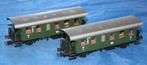 Roco H0 44223 Twee personen rijtuigen 2e kl. van de DB., Gelijkstroom, Wagon, Ophalen of Verzenden, Zo goed als nieuw