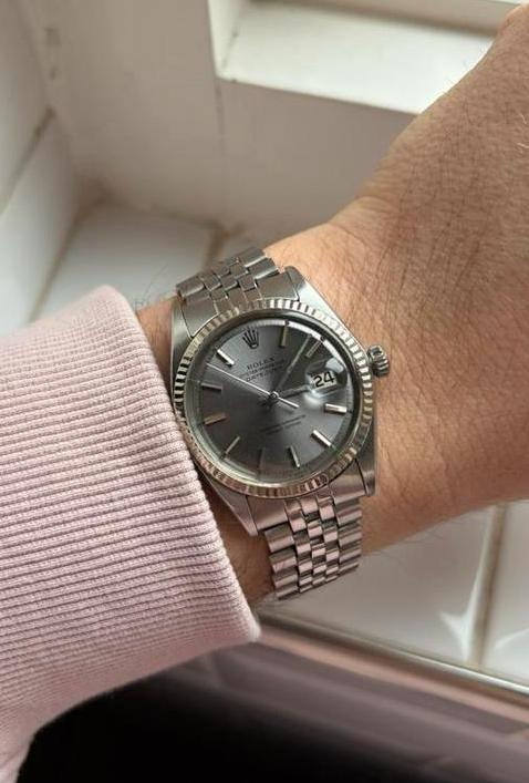 Rolex datejust 1601, Sieraden, Tassen en Uiterlijk, Horloges | Heren, Zo goed als nieuw, Rolex, Staal, Ophalen of Verzenden