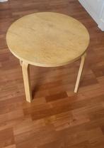 bijzettafel, Huis en Inrichting, Tafels | Bijzettafels, Gebruikt, Rond, 55 tot 75 cm, Hout