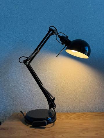 Ikea Forså bureaulamp zwart (excl. lichtbron) beschikbaar voor biedingen