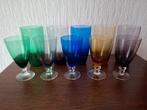 Gekleurde borrelglazen, Verzamelen, Glas en Borrelglaasjes, Ophalen of Verzenden, Zo goed als nieuw, Frisdrankglas