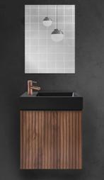 Fonteinmeubel walnoot, Doe-het-zelf en Verbouw, Sanitair, Ophalen, Nieuw, Toilet