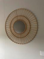 Spiegel rotan 75cm, Huis en Inrichting, Woonaccessoires | Spiegels, Ophalen, Rond, Zo goed als nieuw, Minder dan 100 cm