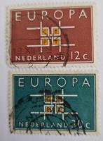 Nederland 1963 - nvph 800-801 - Europa – C.E.P.T., Postzegels en Munten, Postzegels | Nederland, Ophalen of Verzenden, Na 1940