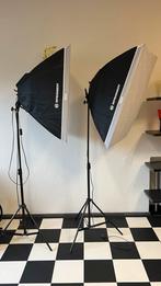 Bresser BR-2845 LED Daglichtset met Softboxen, Audio, Tv en Foto, Fotografie | Fotostudio en Toebehoren, Ophalen, Zo goed als nieuw