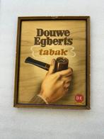 Douwe Egberts Tabak oud reclame lijstje, Reclamebord, Gebruikt, Ophalen of Verzenden