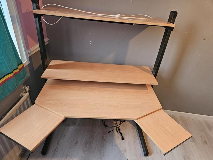Ikea Jerker Bureau - Klassieker!, Huis en Inrichting, Bureaus, Gebruikt, Bureau, In hoogte verstelbaar, Ophalen