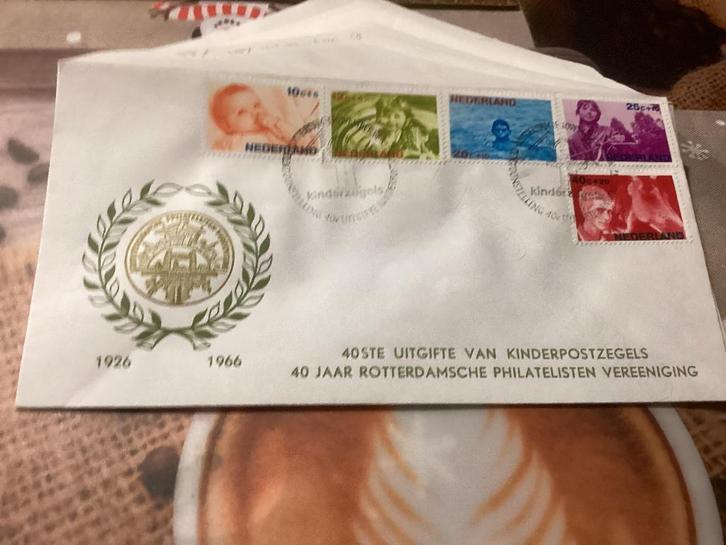 No8084 40ste uitgifte van kinderpostzegels Rotterdam Heb ook, Postzegels en Munten, Postzegels | Eerstedagenveloppen, Onbeschreven