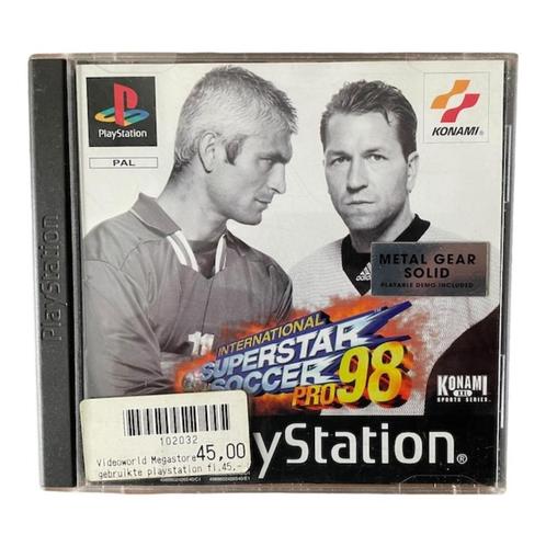 ISS Pro 98 (PS1), Spelcomputers en Games, Games | Sony PlayStation 1, Gebruikt, 1 speler, Vanaf 3 jaar, Ophalen of Verzenden