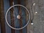 Voorwiel 28 inch, met naaf dynamo en rollerbrake rem, Fietsen en Brommers, Fietsonderdelen, Gebruikt, Algemeen, Shimano, Ophalen