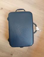Samsonite handbagage reiskoffer - donkerblauw, Hard kunststof, Minder dan 50 cm, Ophalen of Verzenden, Zo goed als nieuw