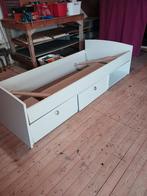 Kajuitbed met opberglades - Wit, Ophalen, Gebruikt, 90 cm, Eenpersoons