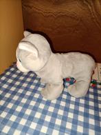 Grijze poes knuffeltje 19 cm groot, Ophalen of Verzenden