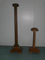 Twee keer brocante jaren 50 hoeden standaard, Antiek en Kunst, Ophalen of Verzenden