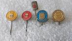 5 verschillende speldjes hak conserven, Verzamelen, Ophalen of Verzenden, Zo goed als nieuw, Overige onderwerpen