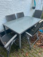 Tuinset, Tuin en Terras, Tuinsets en Loungesets, Ophalen, 4 zitplaatsen, Gebruikt, Eettafel