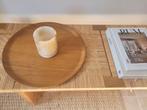 Xl grote vintage deens Brostrom dienblad tray rond, Ophalen of Verzenden, Gebruikt, Rond, Hout