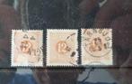 3 postzegels Zweden, 12 Ore Port zegel, Ophalen of Verzenden, Zweden, Gestempeld