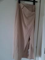 Beige lange rok met split ASOS DESIGN, Beige, Gedragen, Onder de knie, Ophalen