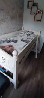 Hoogslaper Cinderella - Mooie Kinderkamer, Ophalen, Gebruikt, Hoogslaper of Stapelbed, 70 tot 85 cm