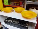 Ompot jaren 70 design geel kunststof 23 cm 12 cm retro, Tuin en Terras, Kunststof, Gebruikt, Rond, ?