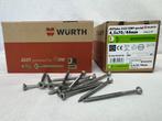 Hardhoutschroeven RVS grote partij Würth 4,5x70/44 200 stuks, Ophalen, 50 tot 100 mm, Schroeven, Nieuw