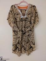 Blouse XL met etnische details, Ophalen of Verzenden, Zo goed als nieuw, Maat 46/48 (XL) of groter, Beige
