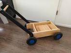 loopkar blokkenwagen houten speelgoed duwkar, Kinderen en Baby's, Ophalen, Gebruikt