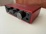 focusrite scarlett solo 3rd gen, Telecommunicatie, Zenders en Ontvangers, Ophalen of Verzenden, Zo goed als nieuw, Zender en Ontvanger