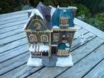 Kerst dorp huisje met verlichting., Diversen, Kerst, Ophalen of Verzenden, Zo goed als nieuw