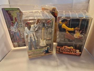 2x Jimi hendrix figuur , nieuw in verpakking  beschikbaar voor biedingen